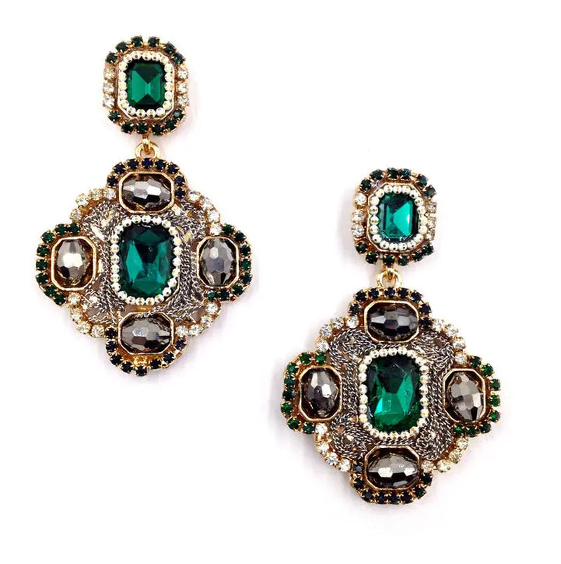 Emerald Drop Earrings