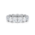 6 Carat round Lab Grown Diamond Basket Eternity Band