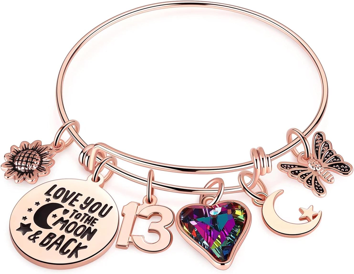 Birthday Gifts for Women Girls Bracelet, Birthday Charm Bracelets 10Th 20Th 30Th 40Th 50Th 60Th 70Th 80Th 90Th Birthday Gift for Daughter, Sister, Friend, Teen Girls, Mom, Grandma