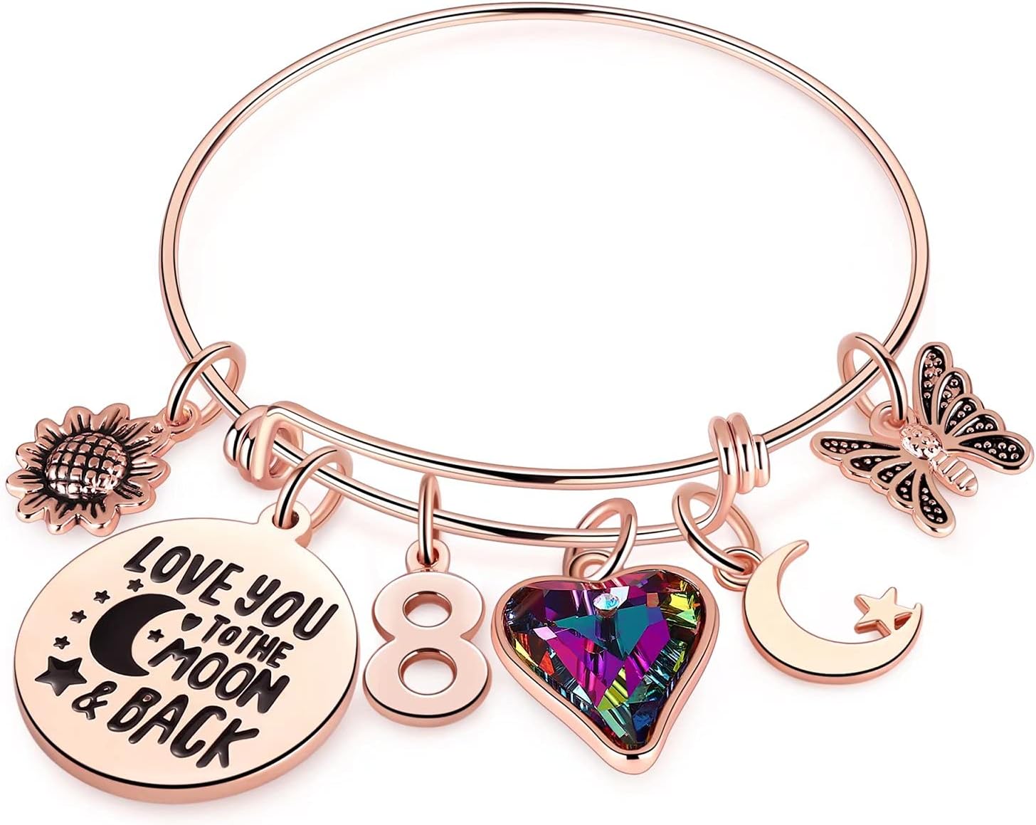 Birthday Gifts for Women Girls Bracelet, Birthday Charm Bracelets 10Th 20Th 30Th 40Th 50Th 60Th 70Th 80Th 90Th Birthday Gift for Daughter, Sister, Friend, Teen Girls, Mom, Grandma