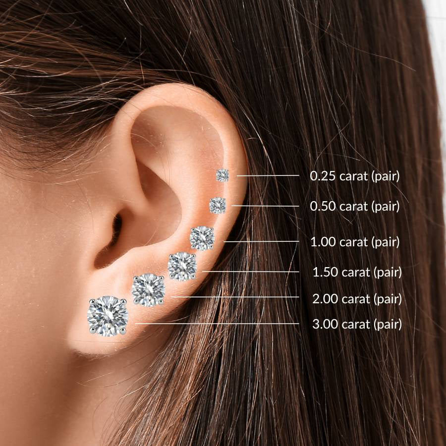 The Classic Diamond Stud Earrings